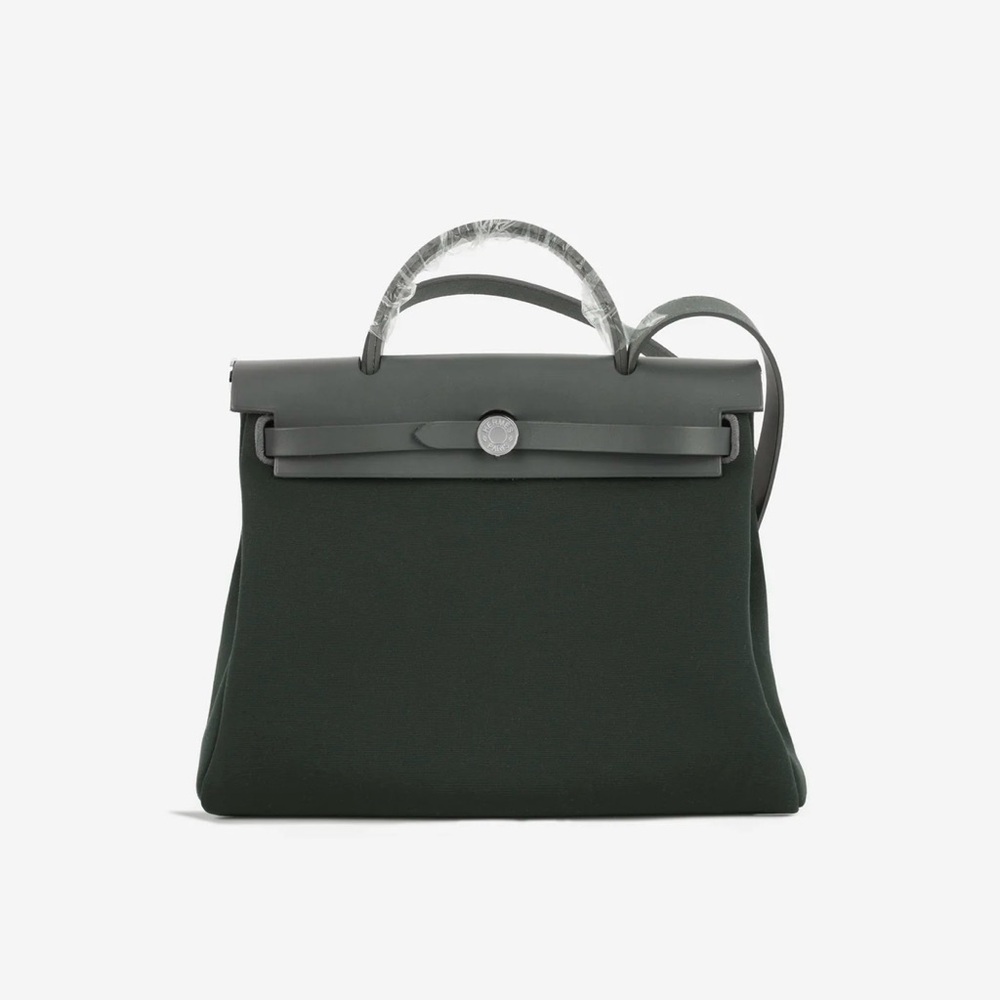 Hermès Herbag 31 - Vert Cypres / Ardoise Hunter | Palladium Hardware